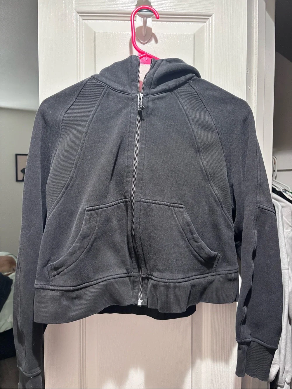 lululemon athletica Black Full-Zip Hooded Sweatshirt